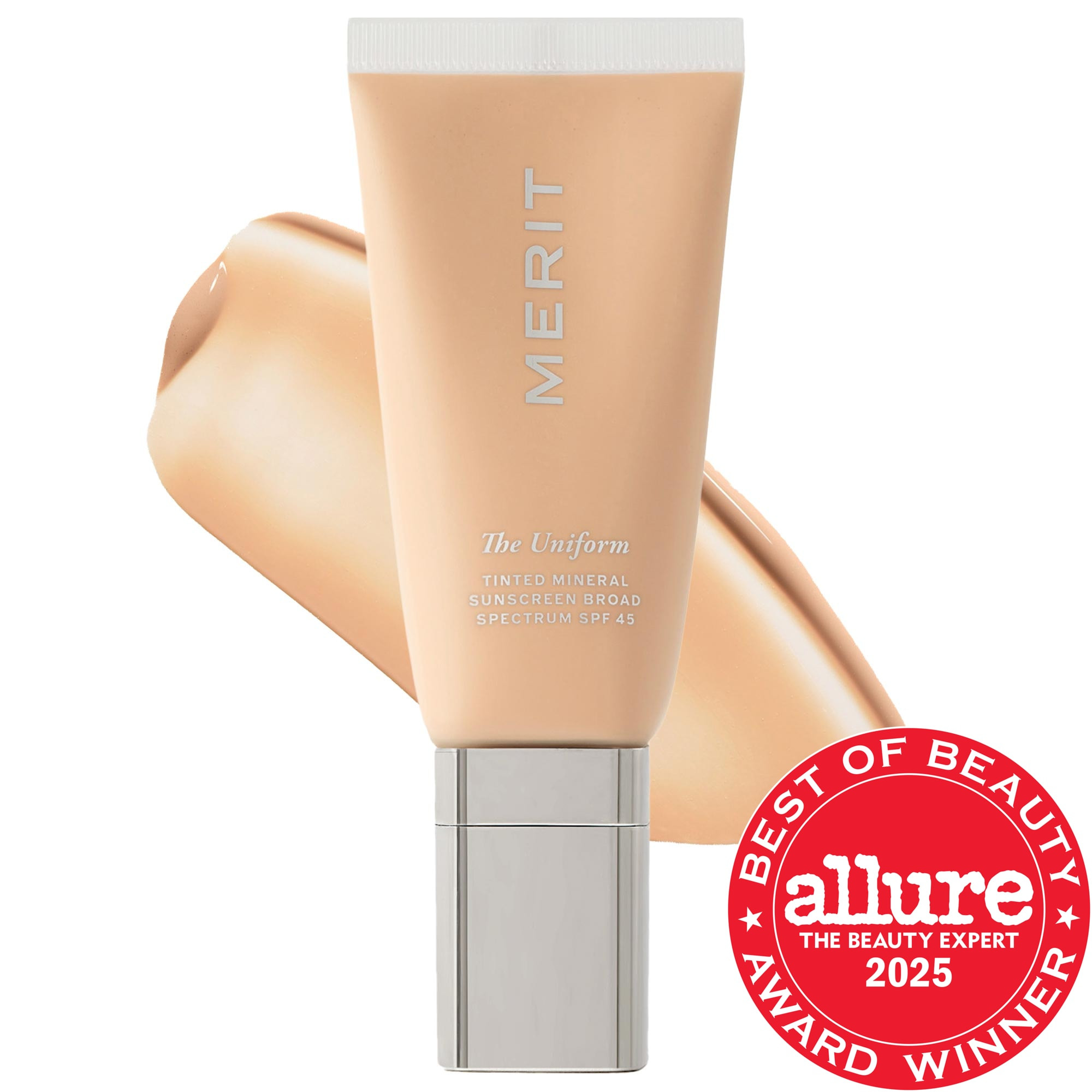 MERIT The Uniform Tinted Mineral Sunscreen Broad Spectrum SPF 45 25 1.7 oz/50ml | Sephora (US)