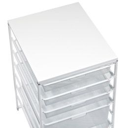Elfa Classic Narrow New Melamine Top White | The Container Store