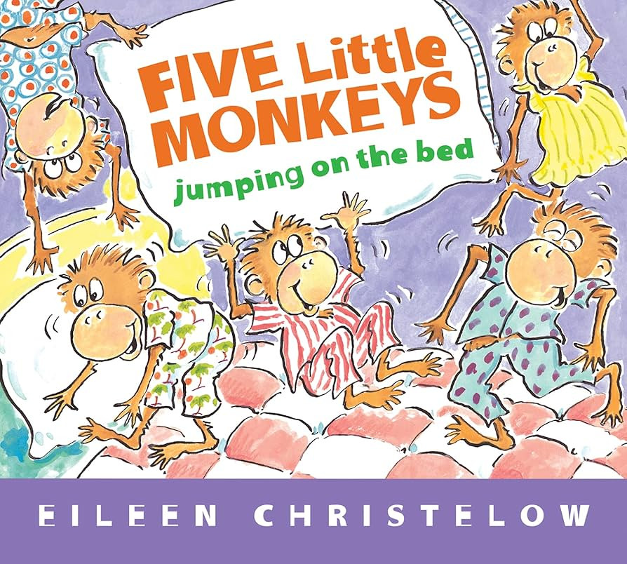 Five Little Monkeys Jumping on the Bed Padded Board Book (A Five Little Monkeys Story) | Amazon (US)