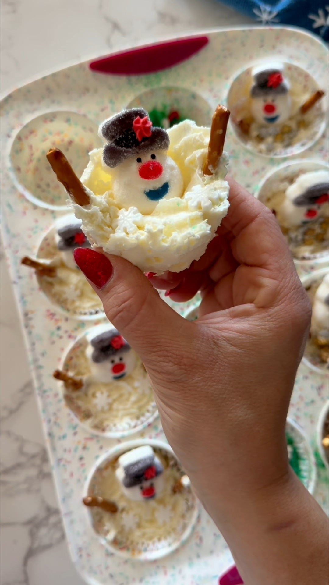 Snowmen marshmallows & Christmas sprinkles make the best whipped cream toppers 

#LTKKids #LTKHoliday #LTKmomlife