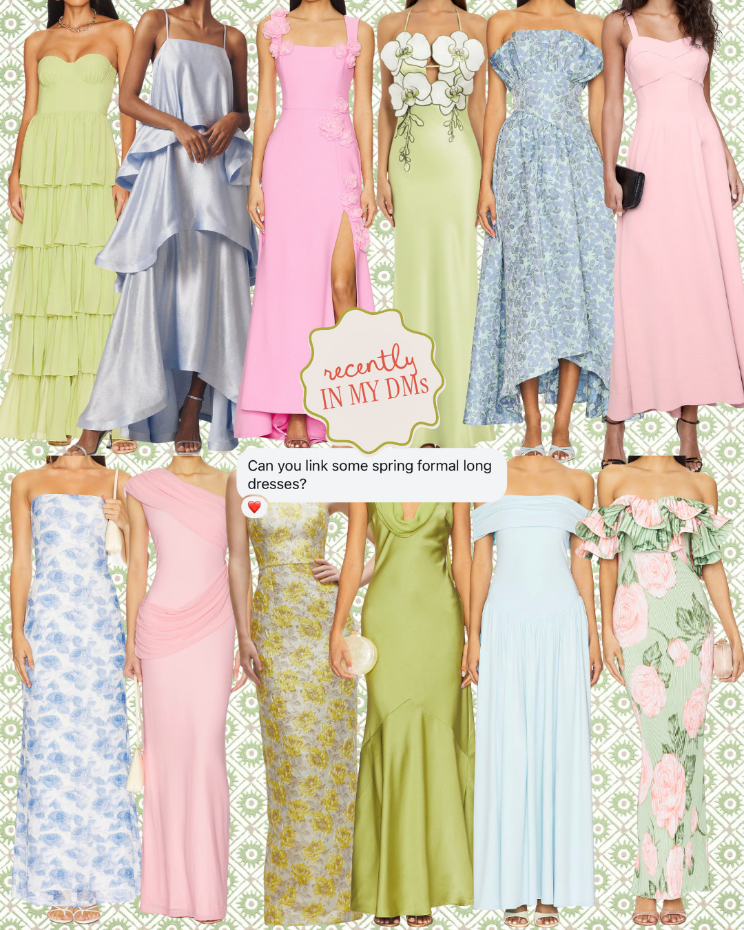 Spring formal dresses I'm loving!! 

 

#LTKTall #LTKBump #LTKWedding