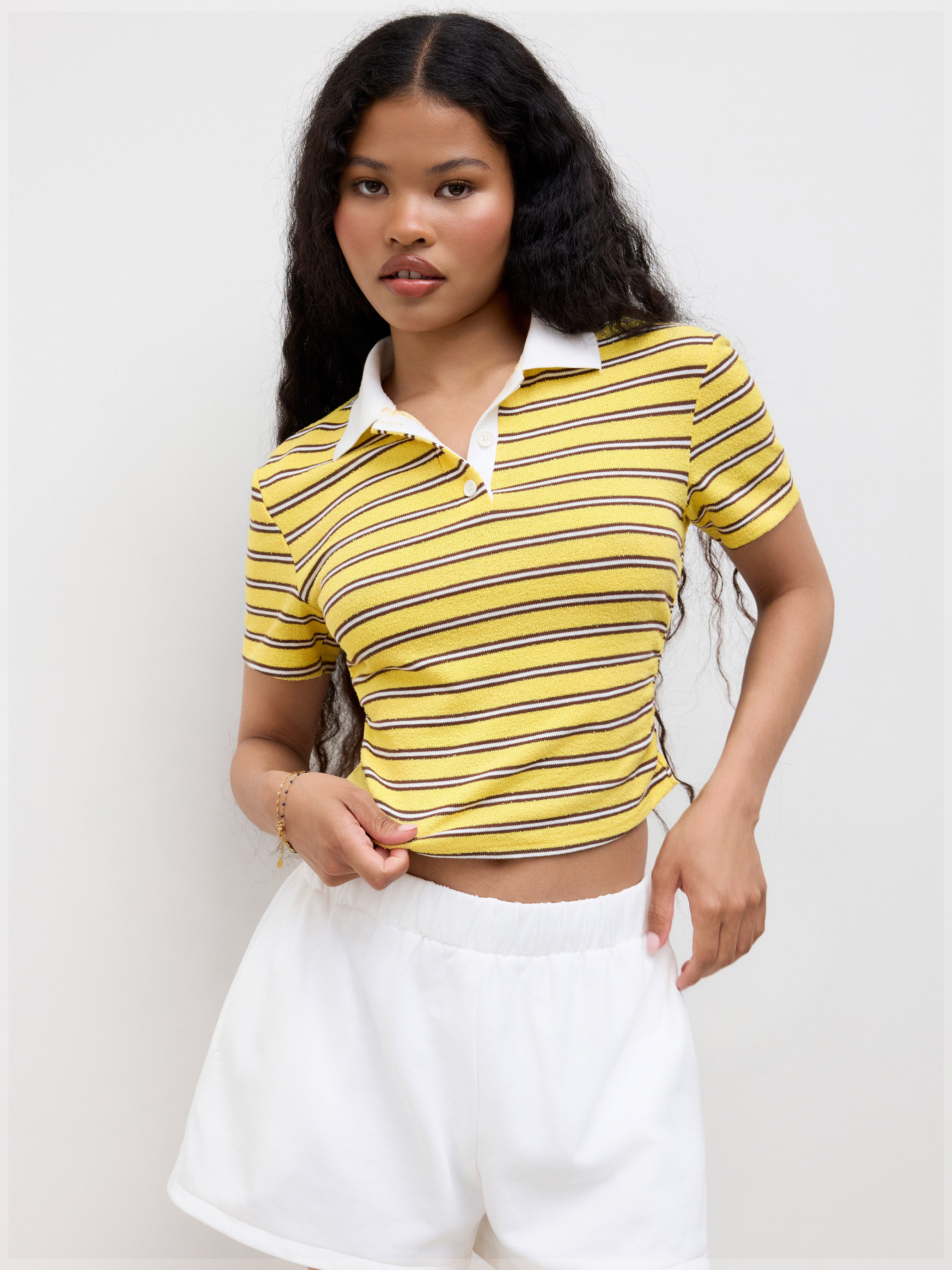 Terry Brought A Book Polo For School Daily Casual Vacation | Cider