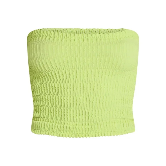 No Boundaries Seamless Textured Tube Top, Women's XXS-XXL | Walmart (US)