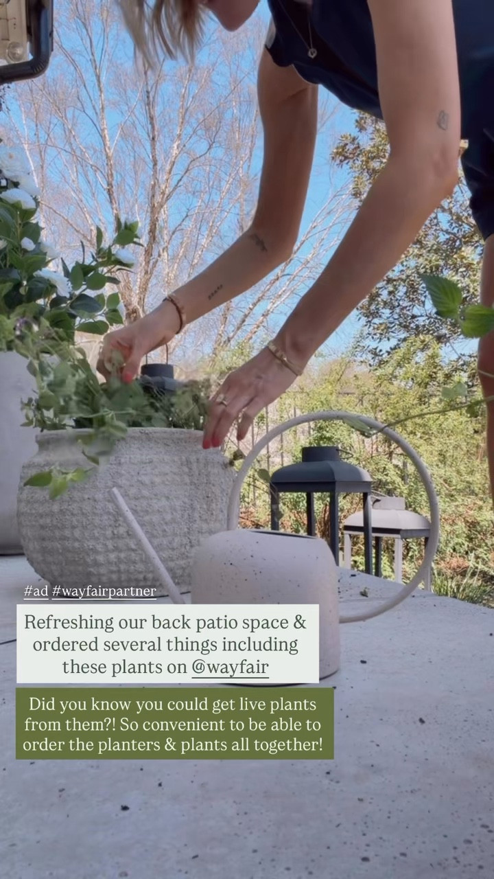 So excited it’s finally spring! I ordered a few things from @Wayfair to refresh our back patio! #ad #wayfairpartner

Loverly Grey, Wayfair, patio finds, plants, gardening, plant pots

#LTKSeasonal