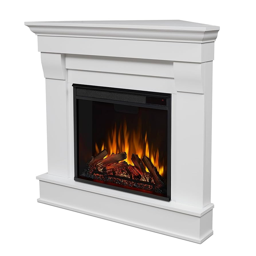 Real Flame Chateau 41" Corner Electric Fireplace with Mantel for Living Room or Bedroom, Replacea... | Amazon (US)