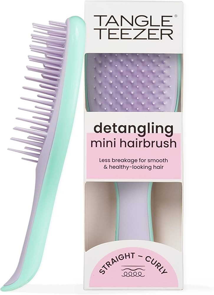 Tangle Teezer Ultimate Detangler Hairbrush, Eliminates Knots & Reduces Breakage, Mini Hair Brush ... | Amazon (US)