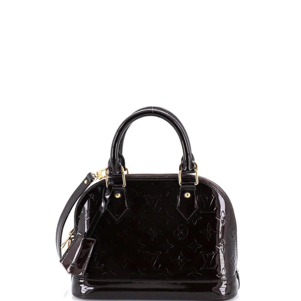 Louis Vuitton Alma Handbag Monogram Vernis BB Red 3940384 | Rebag