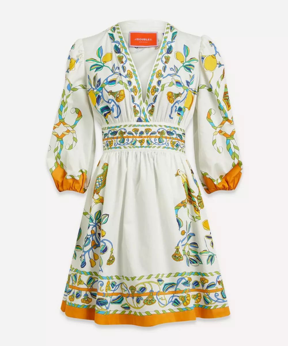 Margherita Cotton Poplin Mini-Dress | Liberty London (US)