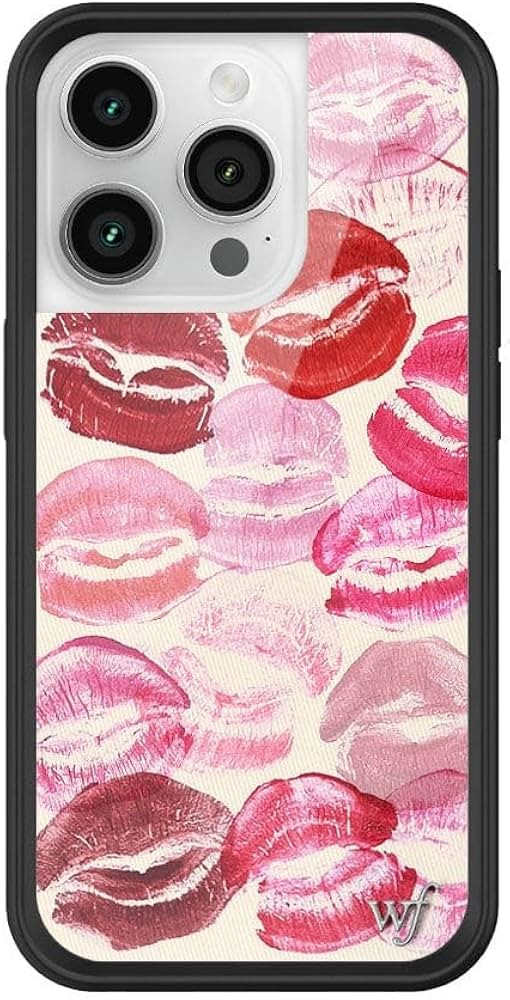 Wildflower Cases - Kensington Case, Compatible with Apple iPhone 14 Pro | Lipstains, Red, Pink, W... | Amazon (US)