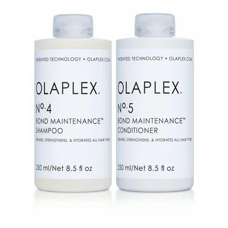 Olaplex No. 4 Bond Maintenance Shampoo and No. 5 Bond Maintenance Conditioner Set For All Hair Types 8.5 oz Each | Walmart (US)
