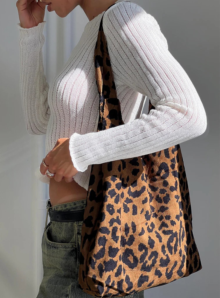 Washington Street Bag Leopard | Princess Polly US