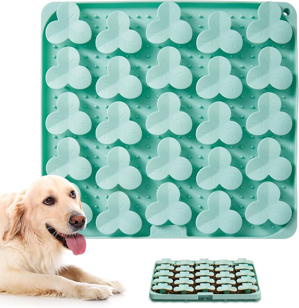 Silicone Mat with Suction Cups, Slow Feeder Bowl for Dry and Wet Food, Enrichment for All Breed D... | Amazon (US)