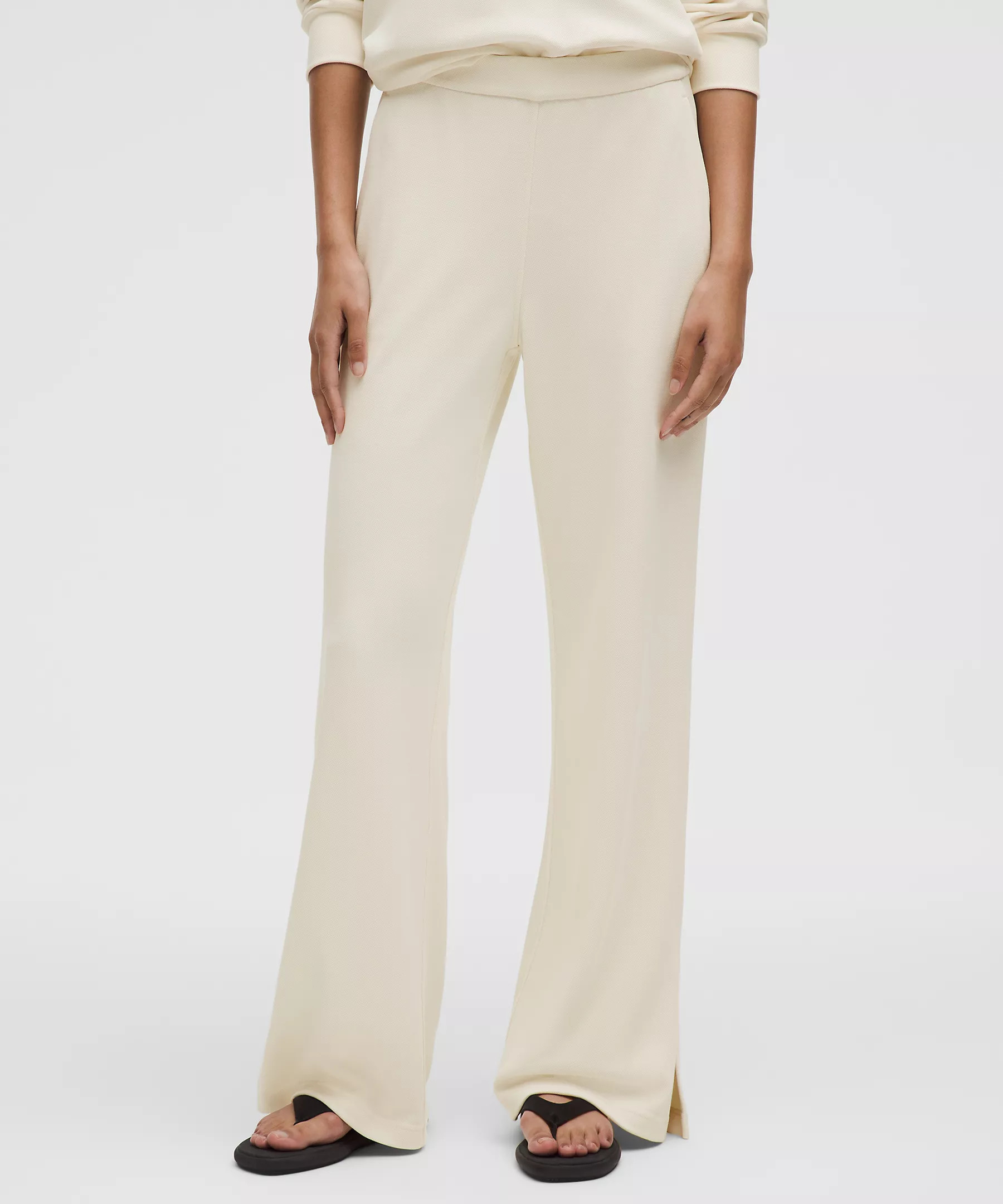 Softstreme High-Rise Wide-Leg Pique Pant *Regular | Women's Pants | lululemon | Lululemon (US)