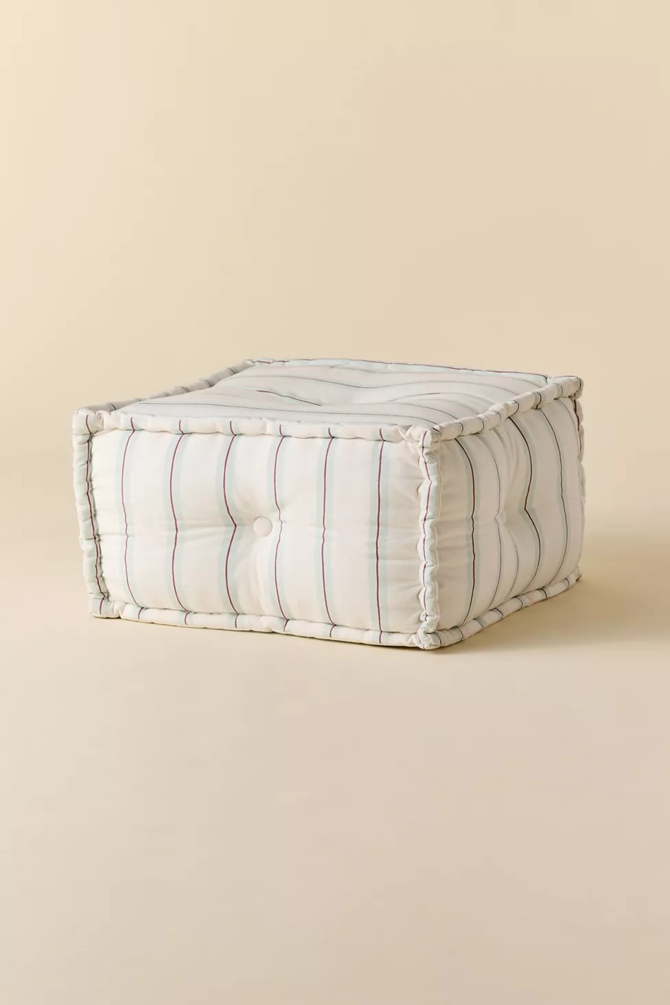 Reema Printed Upholstered Bean Bag Ottoman | Urban Outfitters (US and RoW)