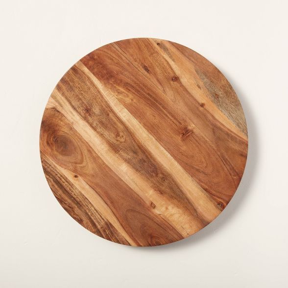 Round 18" Natural Wood Lazy Susan - Hearth & Hand™ with Magnolia | Target