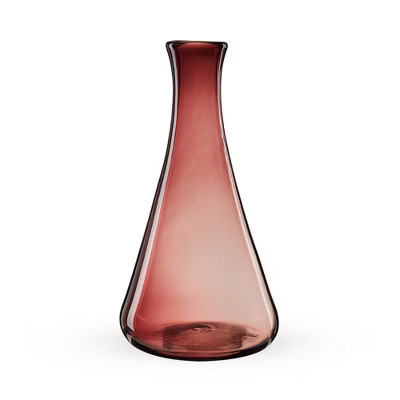Segunda Vida Rosado Hand Blown Wine Decanter, 50 oz Purple Tint Recycled Glass Carafe, Thick Base Pitcher, Mexican Glassware for Wedding Gifts | Target