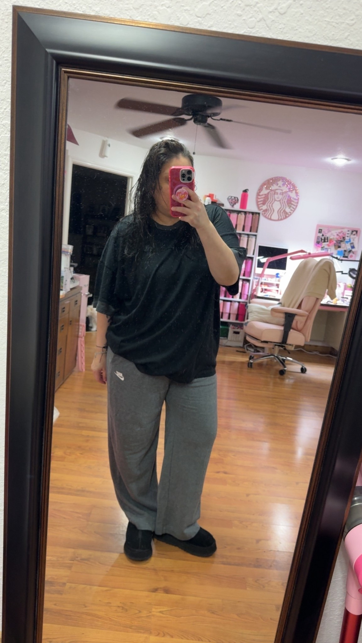 Staying warm this past week the shirt is from aerie extremely comfortable and perfectly oversized 