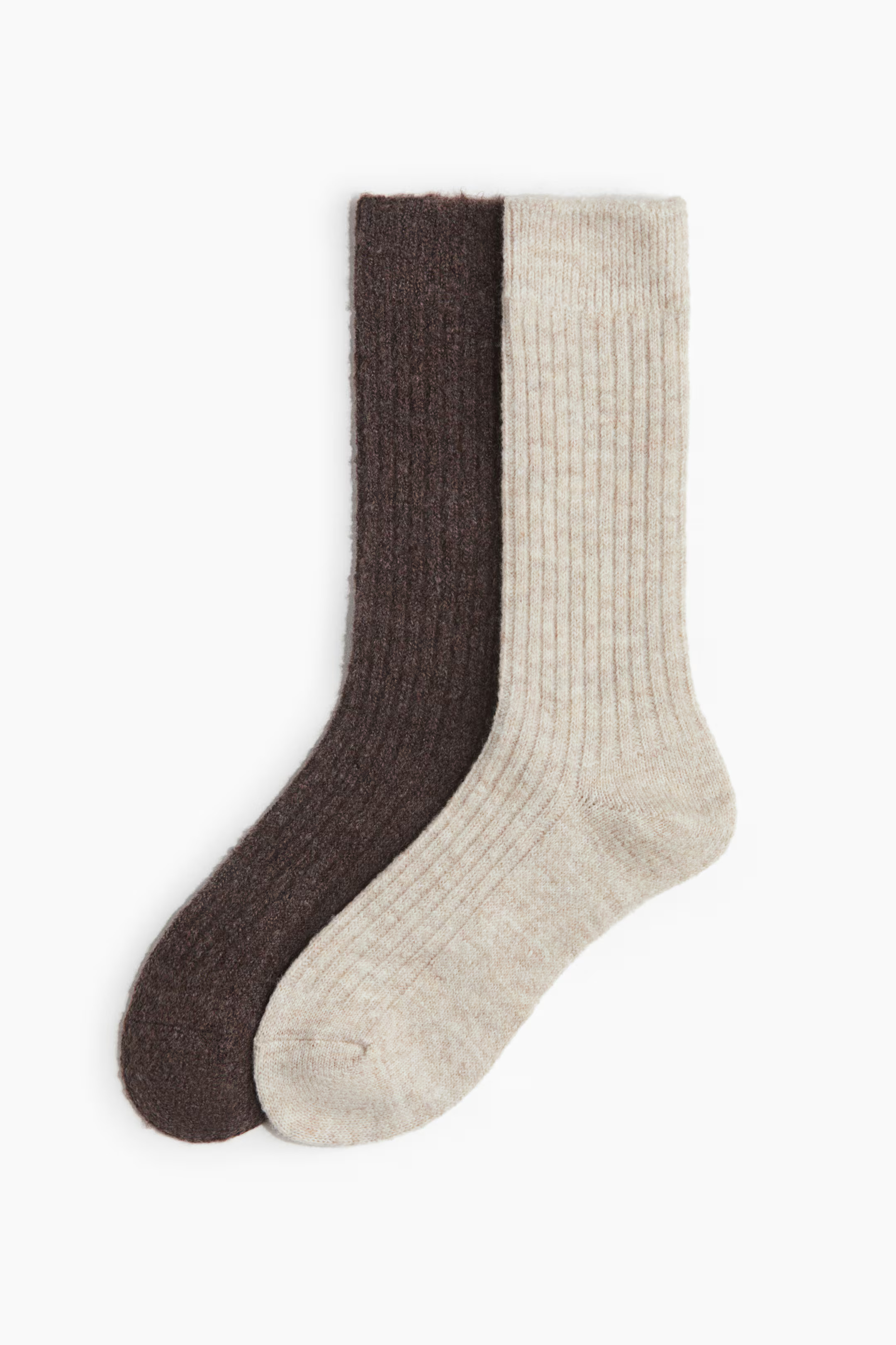 2-pack wool-blend socks | H&M (UK, MY, IN, SG, PH, TW, HK)