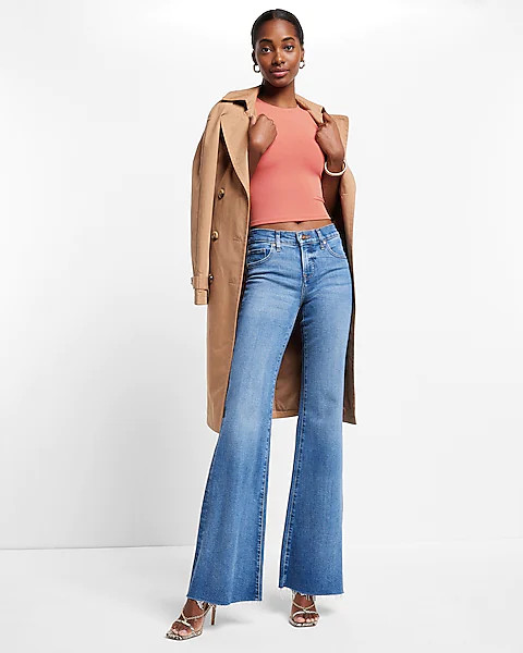 Body Contour Matte High Neck Cropped Tank | Express