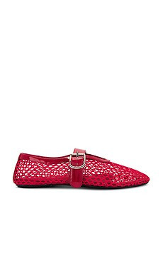 Jeffrey Campbell Shelly Ls2 Flat in Red Pantent Combo from Revolve.com | Revolve Clothing (Global)