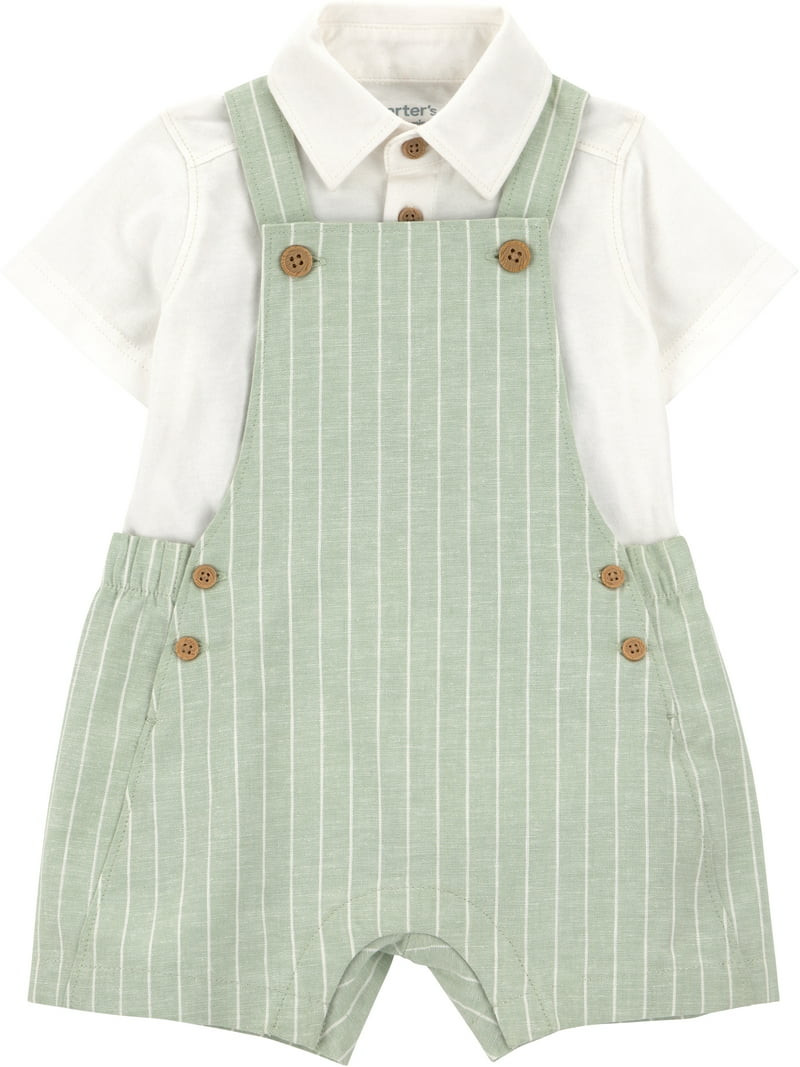 Carter's Child of Mine Baby Boy SHortall Set, 2-Piece, Sizes 0/3-24 Months | Walmart (US)