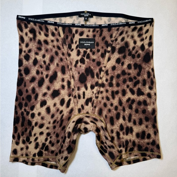 SKIMS x Dolce Gabbana Leopard Print Women's Boxer Briefs | Poshmark