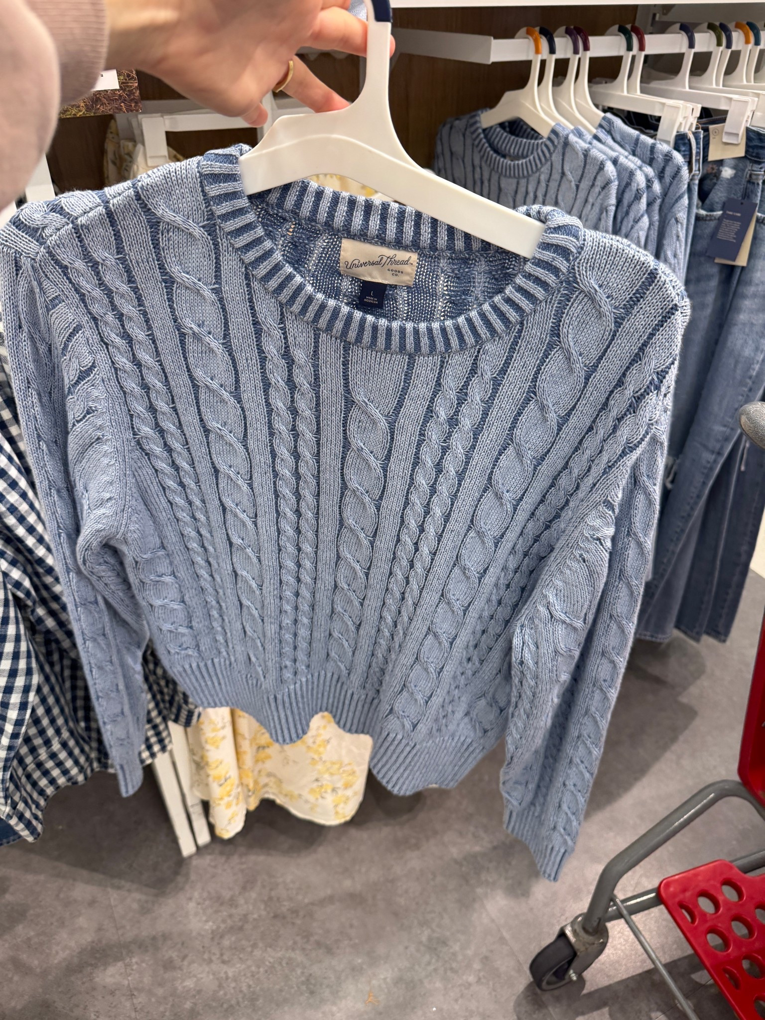 100% cotton cable knit pullover in this gorgeous blue. Also comes in rose pink. 



#LTKmomlife #LTKootd #LTKOver40