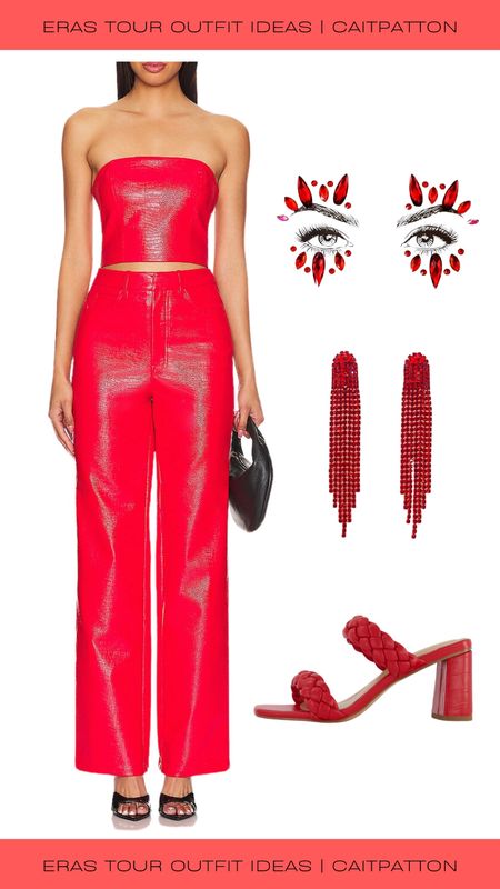 Fun red inspired outfit for the eras tour!

Red set, two piece red set, matching red set, red heels, red sandals, red face gems; red statement earrings, red leather pants, red tube top, red era outfit ideas, red outfit ideas, red taylor swift, red Taylor swift outfit idea, red taylor’s version, red eras outfit, red eras tour outfit, eras tour outfit ideas, eras tour outfits, eras outfit idea, taylor swift eras tour, taylor swift red eras tour, eras tour outfit inspo

#LTKstyletip #LTKsalealert #LTKshoecrush