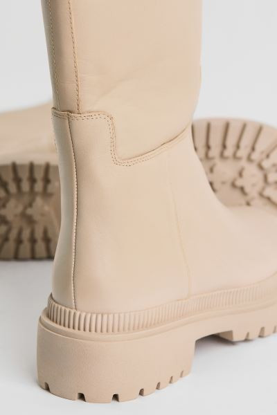 Leather Knee-high Boots | H&M (US + CA)