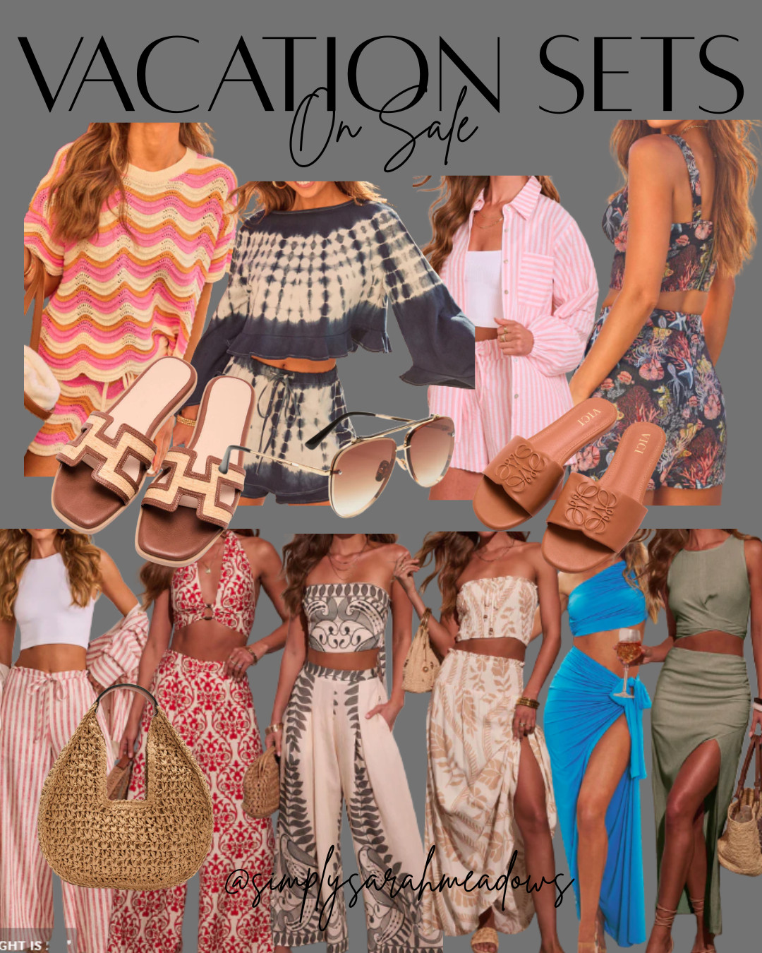  Vacation mode: ON ✈️🌴 and these sets are coming with me 😍 From breezy matching sets to bold prints and effortless neutrals, these looks are perfect for beach days, dinners, and everything in between.

I love how easy these outfits are—throw them on, add a cute sandal + sunnies, and you’re instantly put together. Bonus: they mix & match so well for multiple looks in one trip 🙌

Everything is linked on my LTK—don’t wait, these sale finds won’t last long! 🛍️ Use code SET40 for 40% off! 

#LTKStyle #LTKFinds #LTKSale #VacationStyle #ResortWear #MatchingSets #SummerStyle #BeachOutfits #VacationOutfits #OOTDInspo #EffortlessStyle #ChicLooks #TrendingNow #StyleInspo #ShopMyLook #LTKUnder100 #GetawayStyle #ResortChi

 

#LTKSaleAlert #LTKSwim #LTKTravel