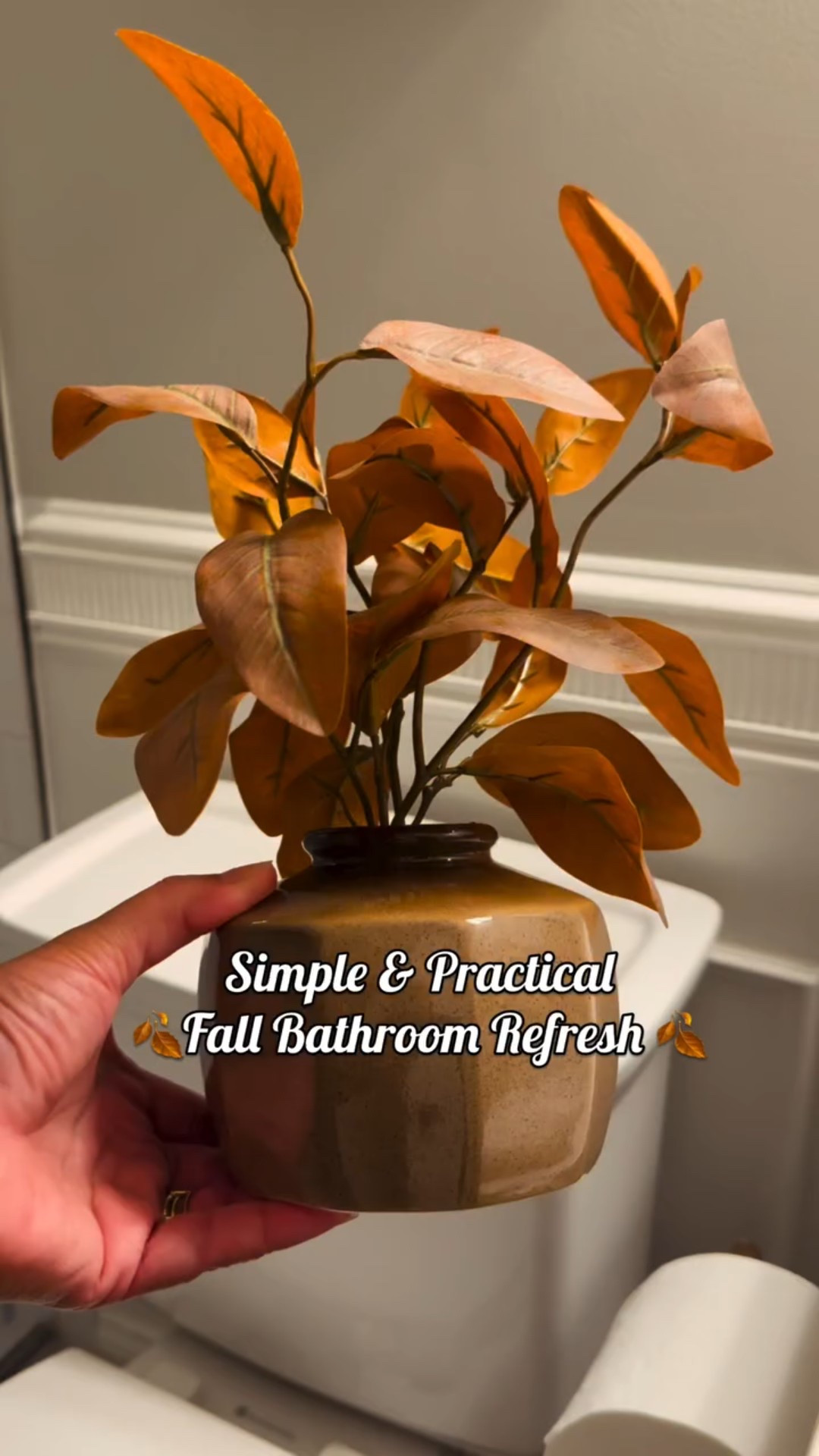 🍂 Simple & Practical Fall Bathroom Refresh 

A cozy bathroom doesn’t have to be complicated, small swaps like warm-toned towels and natural textures can make a big difference! 

🍁 Easy ideas you can try today
🍁 Budget-friendly updates
🍁 Perfect for busy schedules

🍂Follow for more seasonal home refresh tips & share this with someone who loves a cozy home!

#falldecor #targetfinds #walmartfinds

#LTKautumn #LTKHome #LTKFindsUnder50