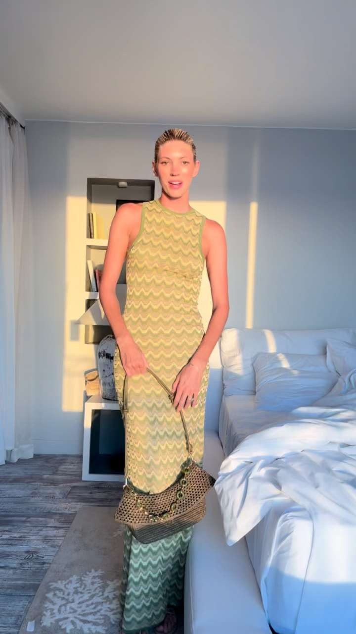 A green moment ✨🍀🌊 Such an easy dress to wear this summer! 

 #LTKStyleTip #LTKShoeCrush #LTKItBag