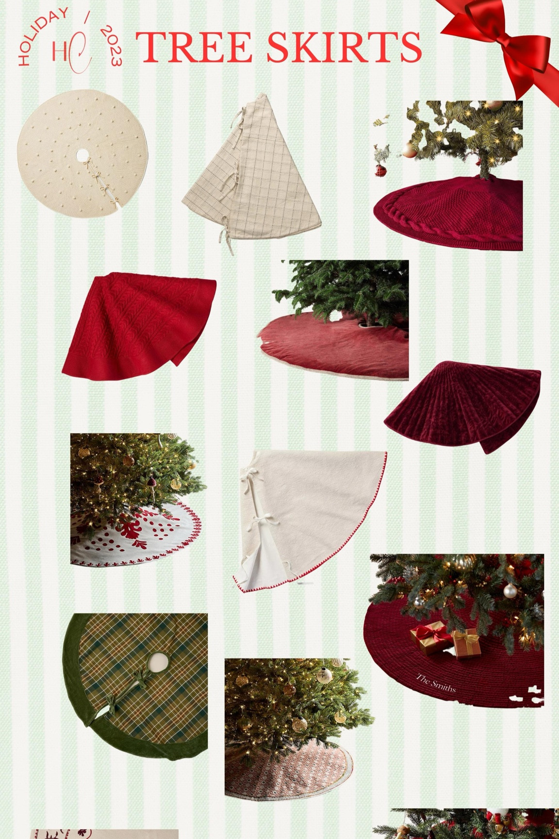 Tree skirts or tree collars? I tend to lean more towards a tree skirt myself! Here are some of my favorite tree skirts for every budget. 

Target holiday / Hearth and Hand Holiday / Magnolia Home Holiday / Hearth and Hand Christmas Decor / Holiday Decor / Christmas Decor / Holiday Accents / Christmas Accents / Tree Skirts

#LTKHoliday #LTKsalealert #LTKSeasonal