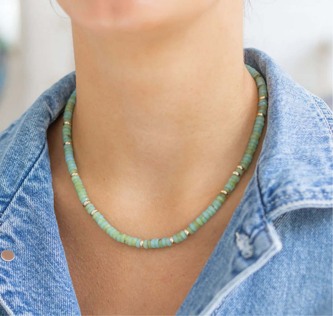 Doublemint Resin Necklace | Erin McDermott Jewelry