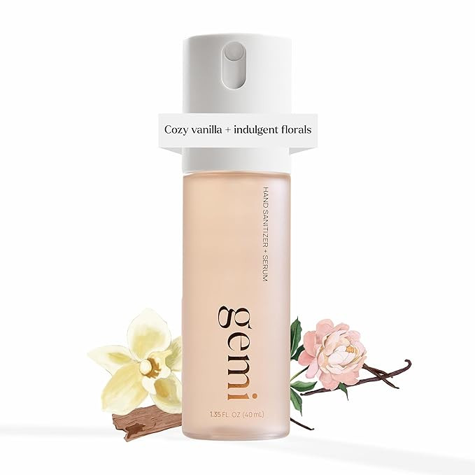 gemi Hand Sanitizer + Serum™ | Elysium | Hydrating K-Beauty Formula with Centella, Vitamin B5 &... | Amazon (US)