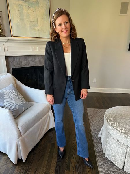 Can’t go wrong with a black blazer and jeans...

#LTKstyletip #LTKworkwear #LTKSeasonal