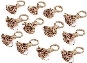 Metal Napkin Rings Set of 12, Floral Napkin Holders, Serviette Rings Bulk for Party Decoration, D... | Amazon (US)