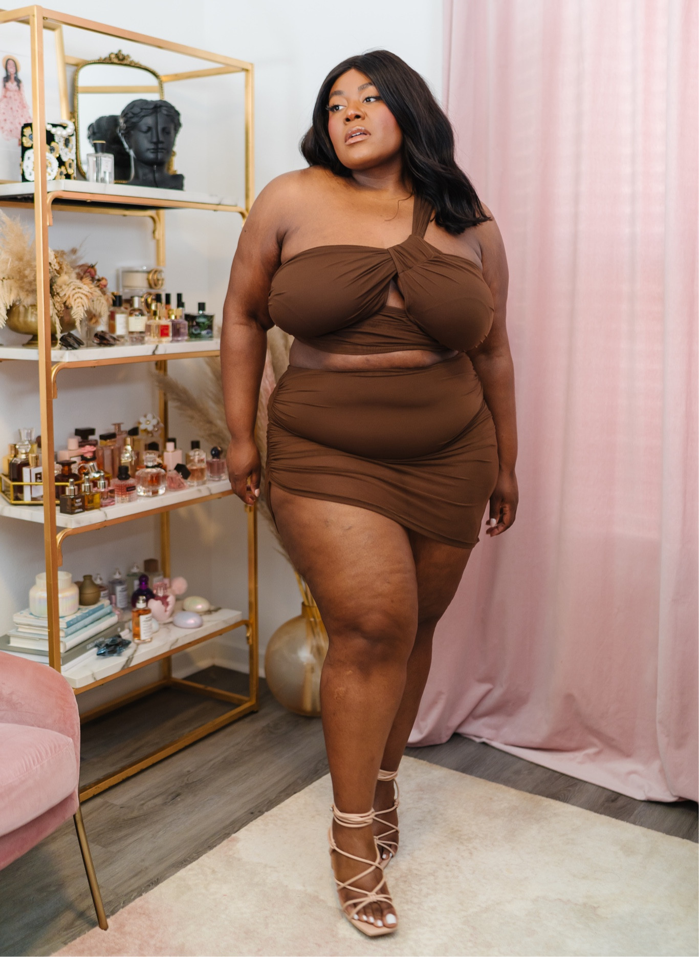 Feeling so good in this new swim suit.  I’m wearing a size 20. The sheer bottoms are so fun and would be perfect to go from beach club to cabana. 

#LTKswim #LTKcurves #LTKsalealert