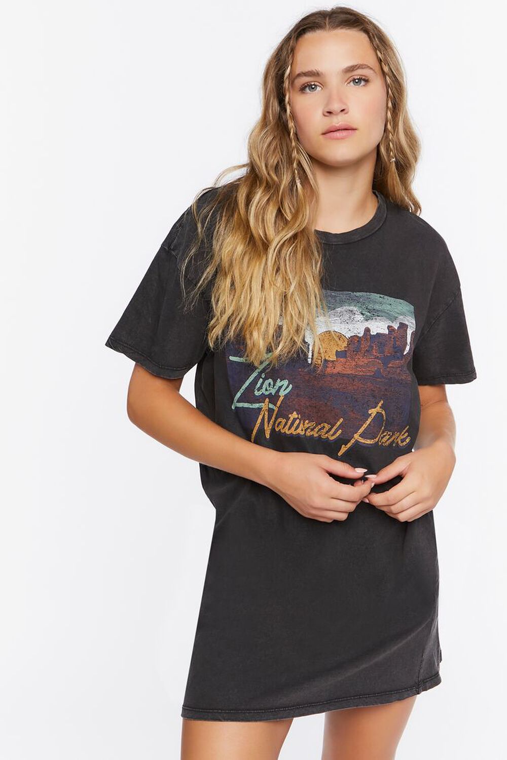 Zion National Park Graphic T-Shirt Dress | Forever 21 (US)