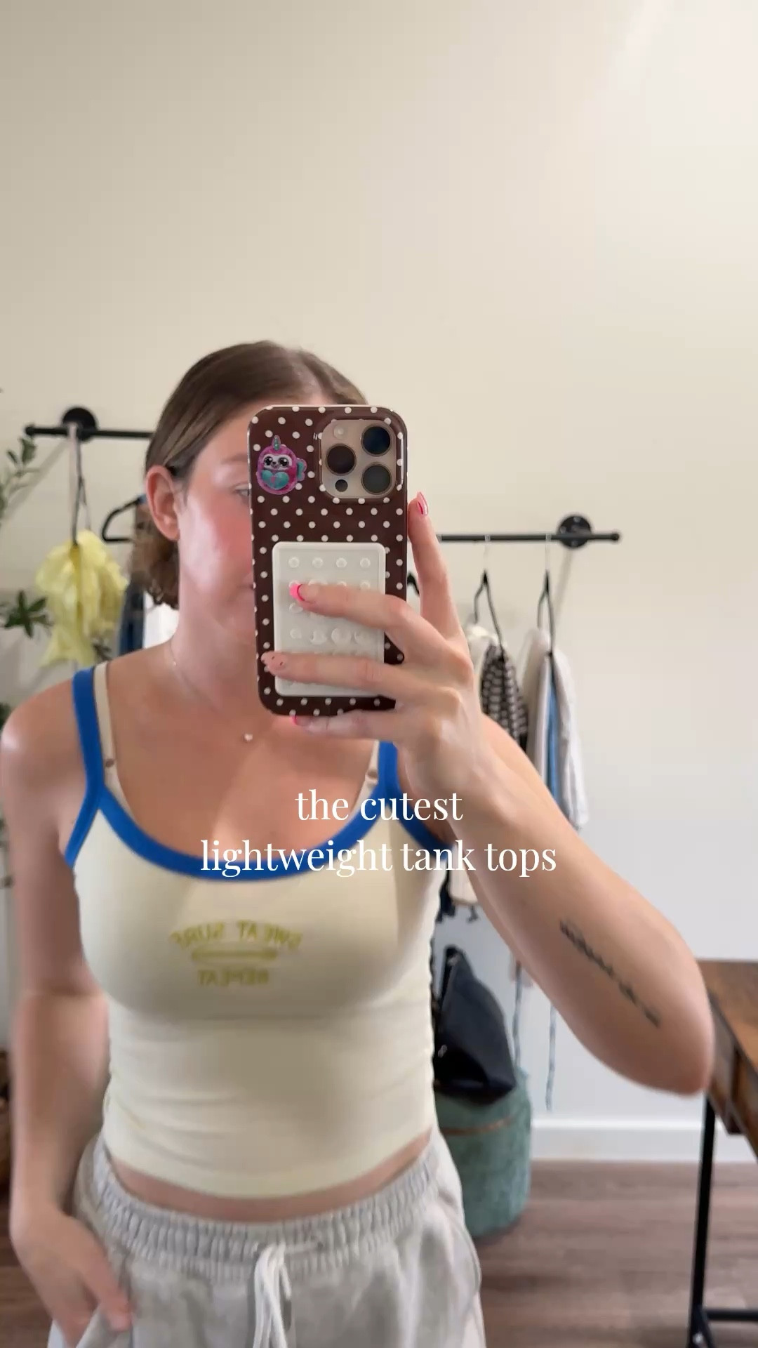 Wearing a small in aerie tank top!