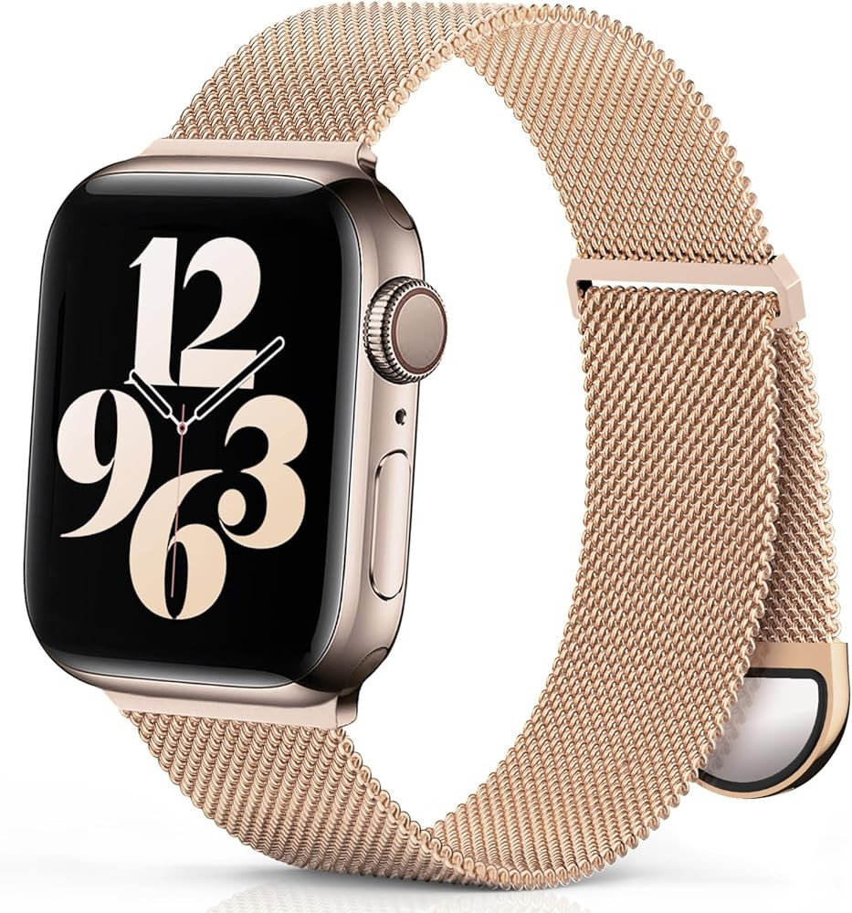 ZALAVER Metal Band Compatible with Apple Watch Bands 38mm 40mm 41mm 42mm 44mm 45mm 49mm Women Men... | Amazon (US)