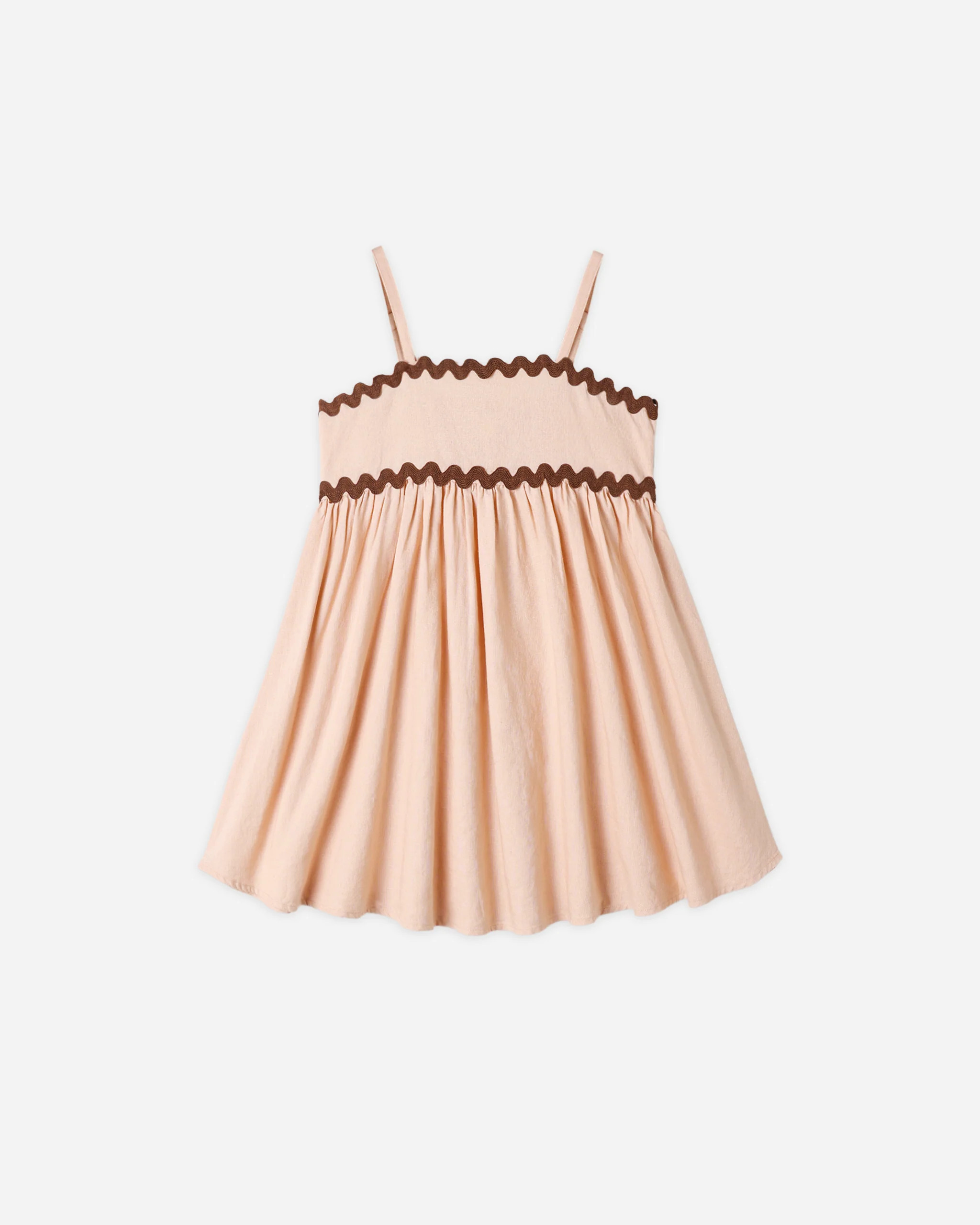 Ric Rac Dress Blush | Rylee + Cru