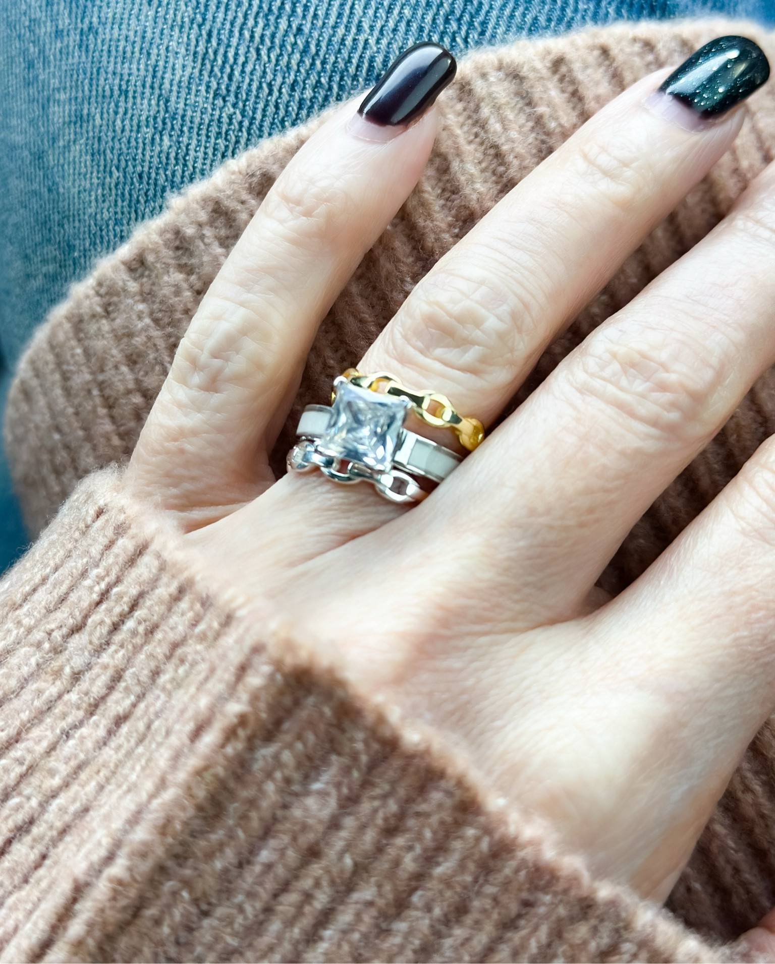 Love wearing my “broken Chain” rings as wedding bands! 

So perfect! So much representation! 

He has broken every chain!! 
Under $20!!! 

#jewelry #gifts #stockingstuffers #giftideas #christiangifts 

#LTKGiftGuide #LTKstyletip #LTKHoliday