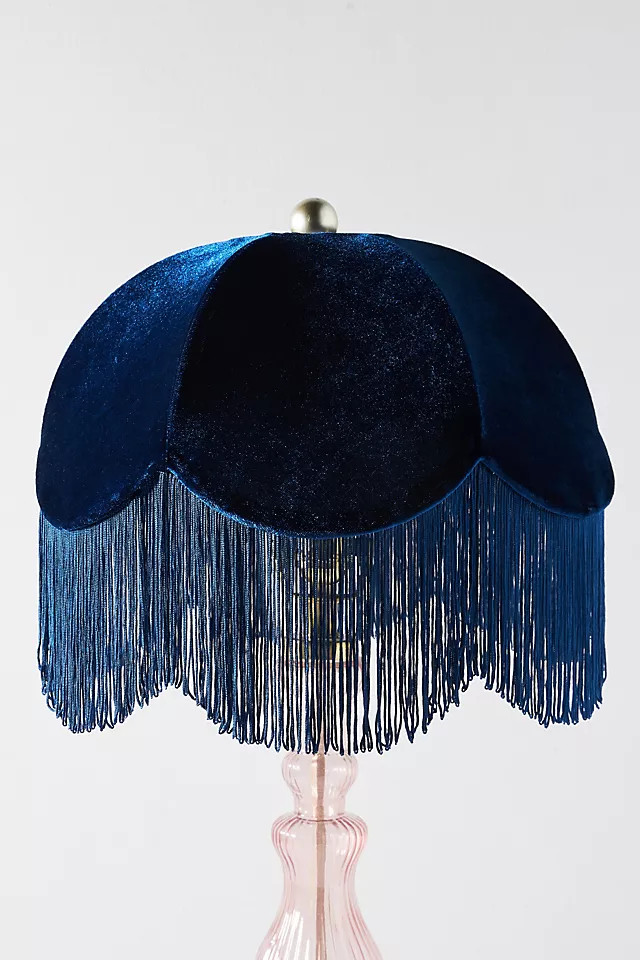 Tasseled Velvet Lamp Shade | Anthropologie (US)