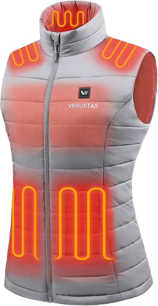 Venustas Women's Heated Vest with Battery, Lightweight Quilted Vest for Women | Amazon (US)