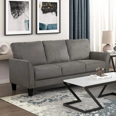 Modern Contemporary Sofa Set 2Pc Upholstered Sofa Loveseat Plush Seat Comfort Durable Living Room Furniture | Wayfair North America