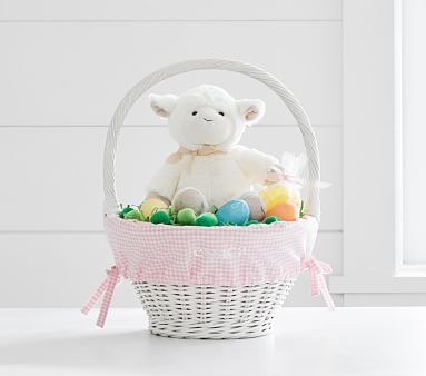 White Sabrina Easter Baskets | Pottery Barn Kids