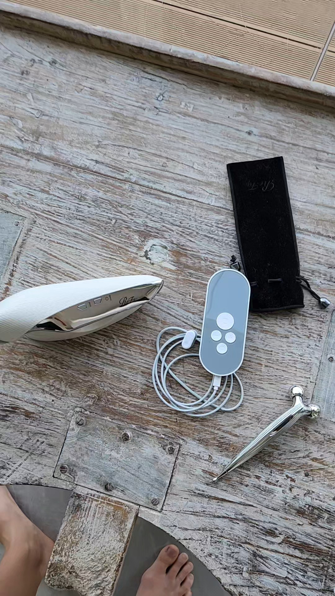 My best beauty and health devices: vagus nerve stimulator,  face massager Refa s carat and home cosmetology with rf lifting,  red light 

#LTKOver40 #LTKBeauty #LTKmorningroutine