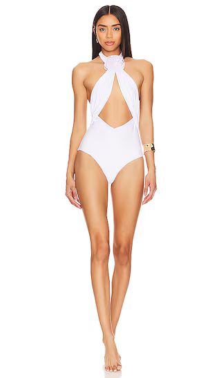Jessica One Piece in White Rose | Revolve Clothing (Global)