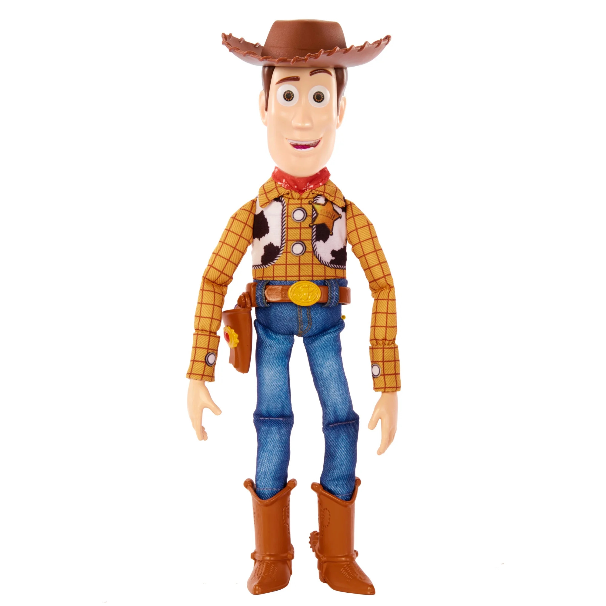 Disney and Pixar Toy Story Roundup Fun Woody Large Talking Figure, 12 inch Collectible | Walmart (US)